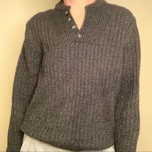 Mens grey Eddie Bauer sweater